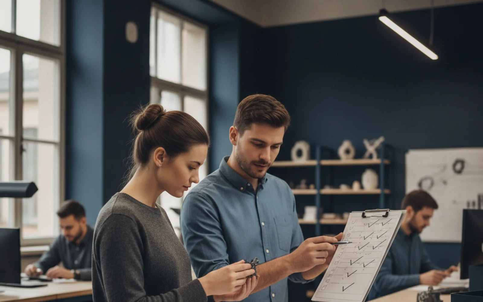 Focused product-information work with guidance on the next step